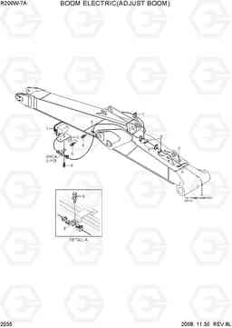 2035 BOOM ELECTRIC(ADJUST BOOM) R200W-7A, Hyundai