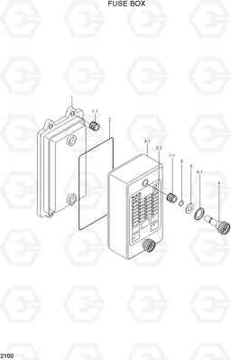 2100 FUSE BOX R200W-7A, Hyundai