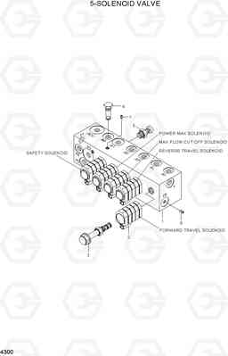 4300 5-SOLENOID VALVE R200W-7A, Hyundai