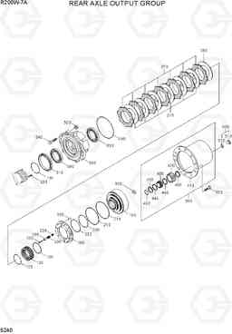 5240 REAR AXLE OUTPUT GROUP R200W-7A, Hyundai