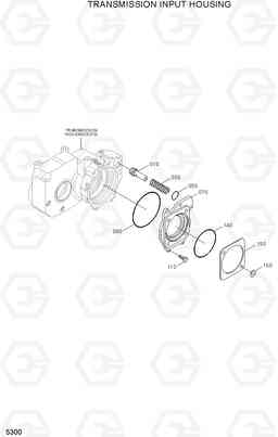 5300 TRANSMISSION INPUT HOUSING R200W-7A, Hyundai