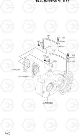 5370 TRANSMISSION OIL PIPE R200W-7A, Hyundai