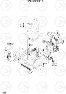 6080 CAB INTERIOR 1(-#0046) R200W-7A, Hyundai