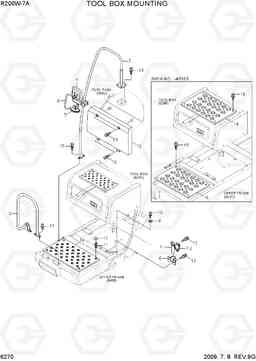 6270 TOOL BOX MOUNTING R200W-7A, Hyundai