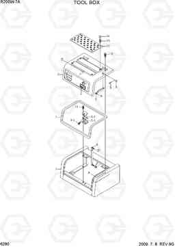 6280 TOOL BOX R200W-7A, Hyundai