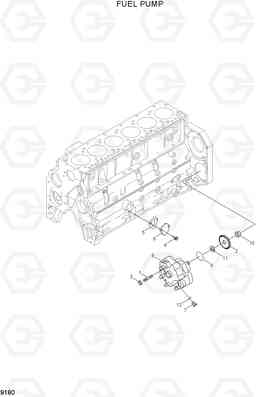 9180 FUEL PUMP R200W-7A, Hyundai