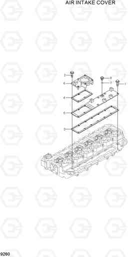 9260 AIR INTAKE COVER R200W-7A, Hyundai