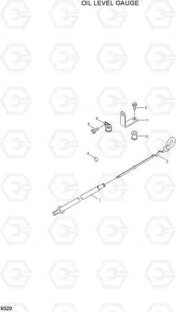 9320 OIL LEVEL GAUGE R200W-7A, Hyundai
