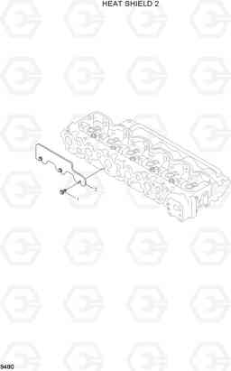9480 HEAT SHIELD 2 R200W-7A, Hyundai