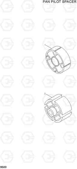 9500 FAN PILOT SPACER R200W-7A, Hyundai