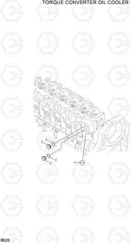 9520 TORQUE CONVERTER OIL COOLER R200W-7A, Hyundai