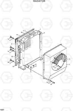 1031 RADIATOR R210ECONO, Hyundai