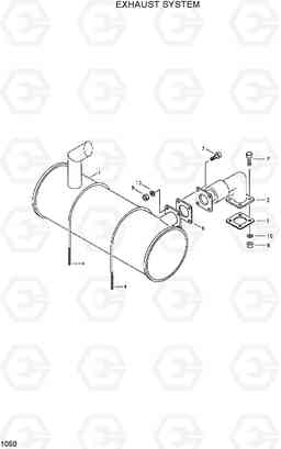 1050 EXHAUST SYSTEM R210ECONO, Hyundai