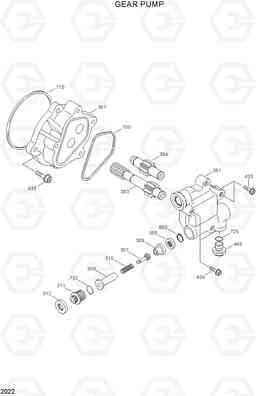 2022 GEAR PUMP R210ECONO, Hyundai