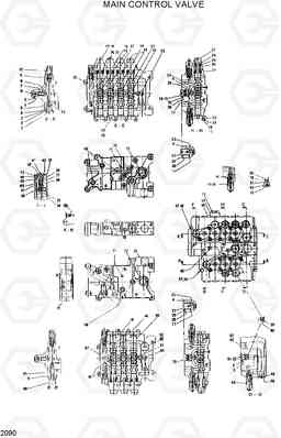 2090 MAIN CONTROL VALVE R210ECONO, Hyundai