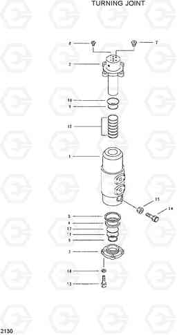 2130 TURNING JOINT R210ECONO, Hyundai