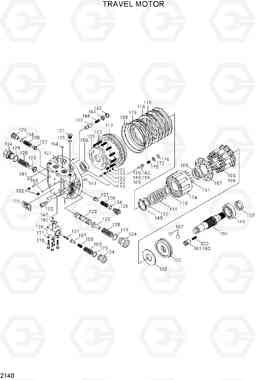 2140 TRAVEL MOTOR R210ECONO, Hyundai