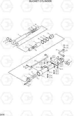 2170 BUCKET CYLINDER R210ECONO, Hyundai