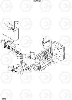 3090 HEATER R210ECONO, Hyundai