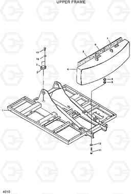 4010 UPPER FRAME R210ECONO, Hyundai