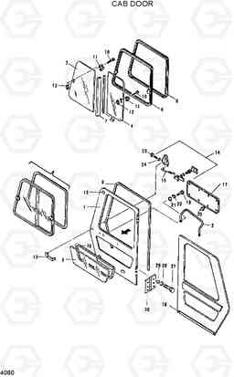 4060 CAB DOOR R210ECONO, Hyundai
