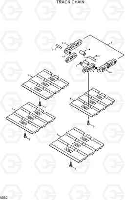 5050 TRACK CHAIN R210ECONO, Hyundai