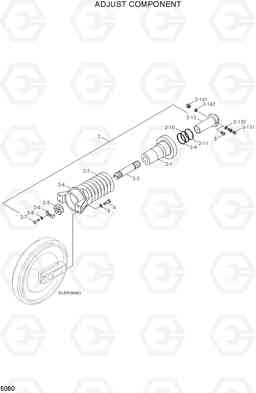 5060 ADJUST COMPONENT R210ECONO, Hyundai
