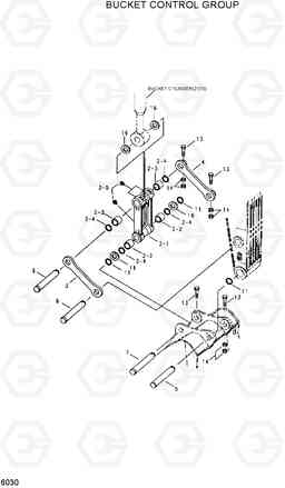 6030 BUCKET CONTROL GROUP R210ECONO, Hyundai