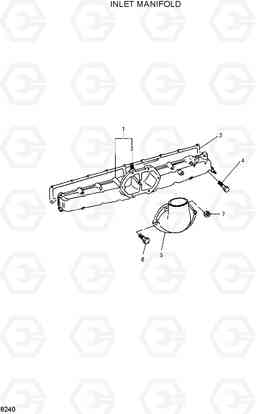 8240 INLET MANIFOLD R210ECONO, Hyundai