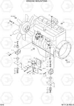 1010 ENGINE MOUNTING R210LC-3, Hyundai