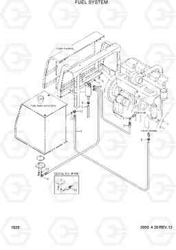 1020 FUEL SYSTEM R210LC-3, Hyundai