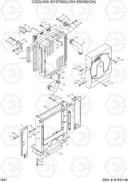 1031 COOLING SYSTEM(LOW EMISSION) R210LC-3, Hyundai