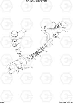 1040 AIR INTAKE SYSTEM R210LC-3, Hyundai