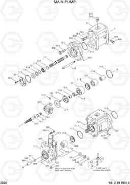 2020 MAIN PUMP R210LC-3, Hyundai