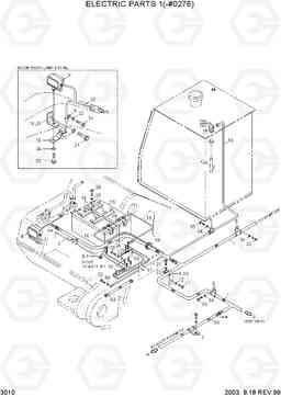 3010 ELECTRIC PARTS 1(-#0276) R210LC-3, Hyundai