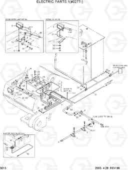 3013 ELECTRIC PARTS 1(#0277-) R210LC-3, Hyundai