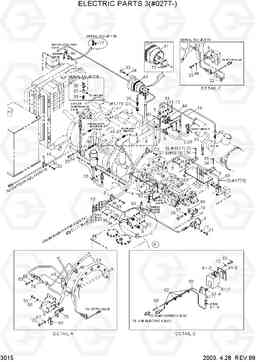 3015 ELECTRIC PARTS 3(#0277-) R210LC-3, Hyundai