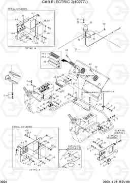 3024 CAB ELECTRIC 2(#0277-) R210LC-3, Hyundai