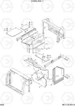 4020 COWLING 1 R210LC-3, Hyundai