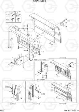 4022 COWLING 3 R210LC-3, Hyundai