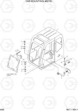 4050 CAB MOUNTING(-#0276) R210LC-3, Hyundai