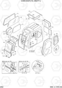 4054 CAB ASSY(1/3, #0277-) R210LC-3, Hyundai