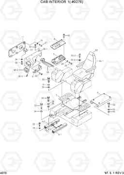 4070 CAB INTERIOR 1(-#0276) R210LC-3, Hyundai