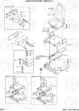 4075 CAB INTERIOR 1(#0277-) R210LC-3, Hyundai