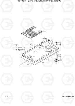 407A BOTTOM PLATE MOUNTING(2 PIECE BOOM) R210LC-3, Hyundai