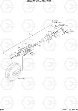 5060 ADJUST COMPONENT R210LC-3, Hyundai