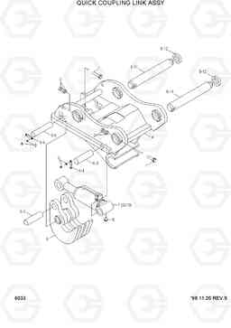 6033 QUICK COUPLING LINK ASSY R210LC-3, Hyundai