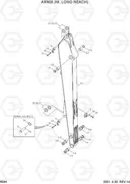 6044 ARM(6.3M, LONG REACH) R210LC-3, Hyundai