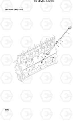 8330 OIL LEVEL GAUGE R210LC-3, Hyundai