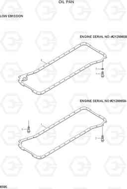 8395 OIL PAN R210LC-3, Hyundai